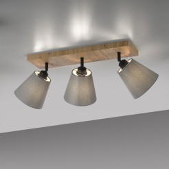 11582-79 GREEN MICHEL LAMPA SUFITOWA DREWNO