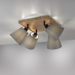 11583-79 GREEN MICHEL LAMPA SUFITOWA DREWNO