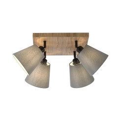 11583-79 GREEN MICHEL LAMPA SUFITOWA DREWNO
