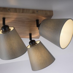 11583-79 GREEN MICHEL LAMPA SUFITOWA DREWNO