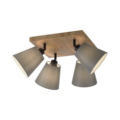 11583-79 GREEN MICHEL LAMPA SUFITOWA DREWNO