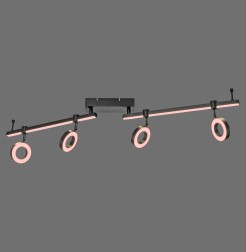 12076-18 LOLASMART-BILEDA LAMPA SUFITOWA CZARNY