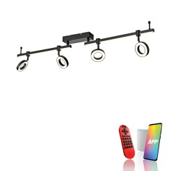 12076-18 LOLASMART-BILEDA LAMPA SUFITOWA CZARNY