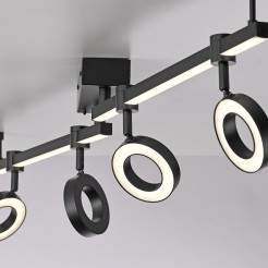 12076-18 LOLASMART-BILEDA LAMPA SUFITOWA CZARNY