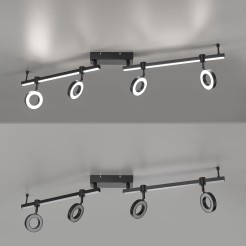 12076-18 LOLASMART-BILEDA LAMPA SUFITOWA CZARNY
