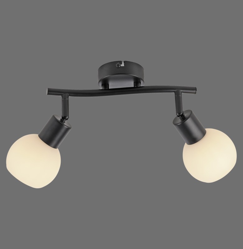 12151-18 LOKI LAMPA SUFITOWA CZARNY