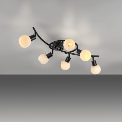 12155-18 LOKI LAMPA SUFITOWA CZARNY