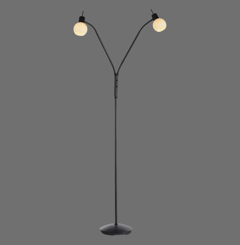 12158-18 LOKI LAMPA PODŁOGOWA CZARNY