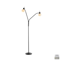 12158-18 LOKI LAMPA PODŁOGOWA CZARNY