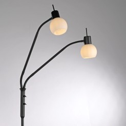 12158-18 LOKI LAMPA PODŁOGOWA CZARNY