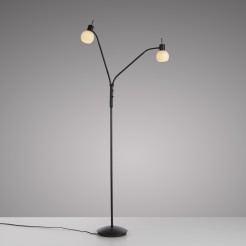 12158-18 LOKI LAMPA PODŁOGOWA CZARNY