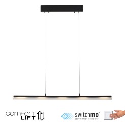 12288-18 NELE LAMPA WISZĄCA CZARNY