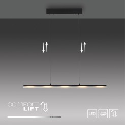 12288-18 NELE LAMPA WISZĄCA CZARNY