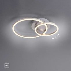 14021-55 IVANKA LAMPA SUFITOWA STALOWY