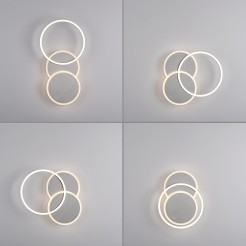 14116-55 SEVENT LAMPA SUFITOWA SREBRNY