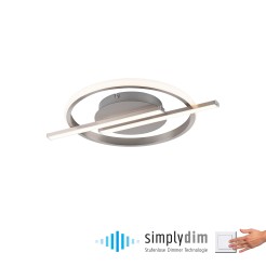 14130-55 KORSA LAMPA SUFITOWA SREBRNY