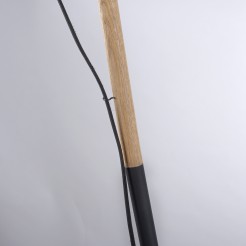 14185-16 GREEN SOFIE LAMPA PODŁOGOWA CZARNY/DREWNO