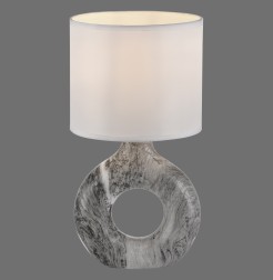 14193-15 CARARA LAMPA STOŁOWA SZARY MARMUR
