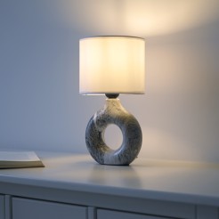 14193-15 CARARA LAMPA STOŁOWA SZARY MARMUR