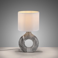 14193-15 CARARA LAMPA STOŁOWA SZARY MARMUR