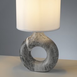 14193-15 CARARA LAMPA STOŁOWA SZARY MARMUR