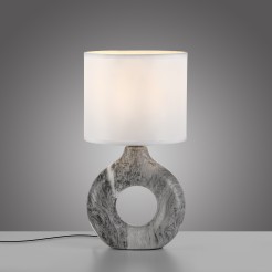 14193-15 CARARA LAMPA STOŁOWA SZARY MARMUR