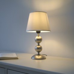 14194-97 SIENA LAMPA STOŁOWA MOSIĄDZ/KREMOWY