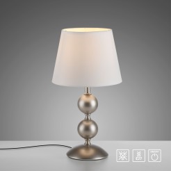 14194-97 SIENA LAMPA STOŁOWA MOSIĄDZ/KREMOWY