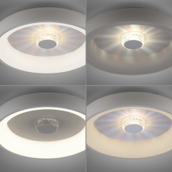 14384-16 VERTIGO LAMPA SUFITOWA BIAŁY/SZARY