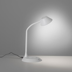 14414-16 PUCKI LAMPA STOŁOWA BIAŁY