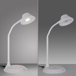 14414-16 PUCKI LAMPA STOŁOWA BIAŁY