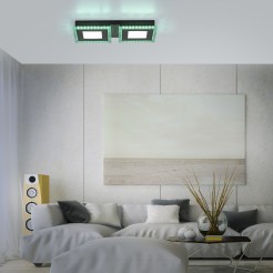 14512-18 ACRI LAMPA SUFITOWA CZARNY