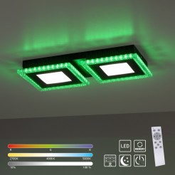 14512-18 ACRI LAMPA SUFITOWA CZARNY