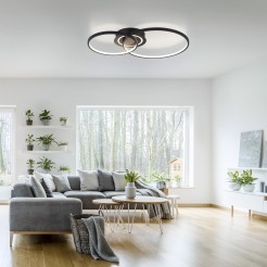 14540-18 ASMINA LAMPA SUFITOWA CZARNY
