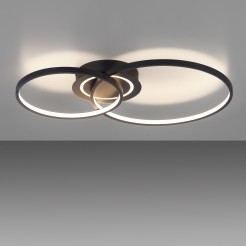 14540-18 ASMINA LAMPA SUFITOWA CZARNY