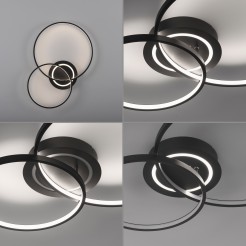 14540-18 ASMINA LAMPA SUFITOWA CZARNY