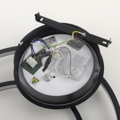 14540-18 ASMINA LAMPA SUFITOWA CZARNY