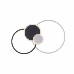 14548-18 PAPILON LAMPA SUFITOWA CZARNY/ALUMINIUM