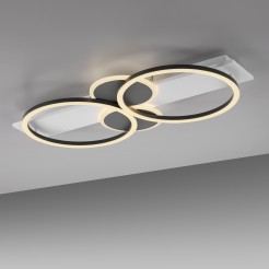 14552-16 TROOPER LAMPA SUFITOWA BIAŁY/DREWNO