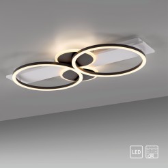 14552-16 TROOPER LAMPA SUFITOWA BIAŁY/DREWNO