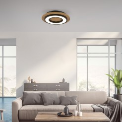 14560-18 TOLA LAMPA SUFITOWA CZARNY/DREWNO