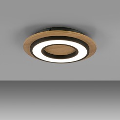 14560-18 TOLA LAMPA SUFITOWA CZARNY/DREWNO