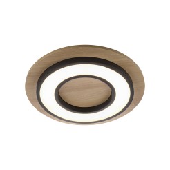 14560-18 TOLA LAMPA SUFITOWA CZARNY/DREWNO
