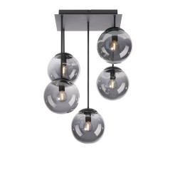 14602-18 BIG WIDOW LAMPA SUFITOWA CZARNY