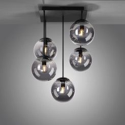 14602-18 BIG WIDOW LAMPA SUFITOWA CZARNY