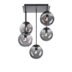 14602-18 BIG WIDOW LAMPA SUFITOWA CZARNY