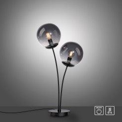 14605-18 BIG WIDOW LAMPA STOŁOWA CZARNY