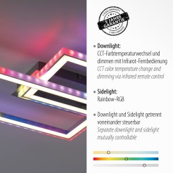 14635-55 FELIX60 LAMPA SUFITOWA SREBRNY