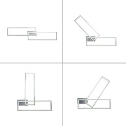 14635-55 FELIX60 LAMPA SUFITOWA SREBRNY