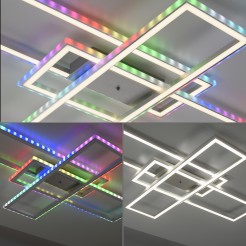 14637-55 FELIX60 LAMPA SUFITOWA SREBRNY